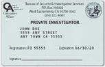 Los Angeles Private Investigator's License